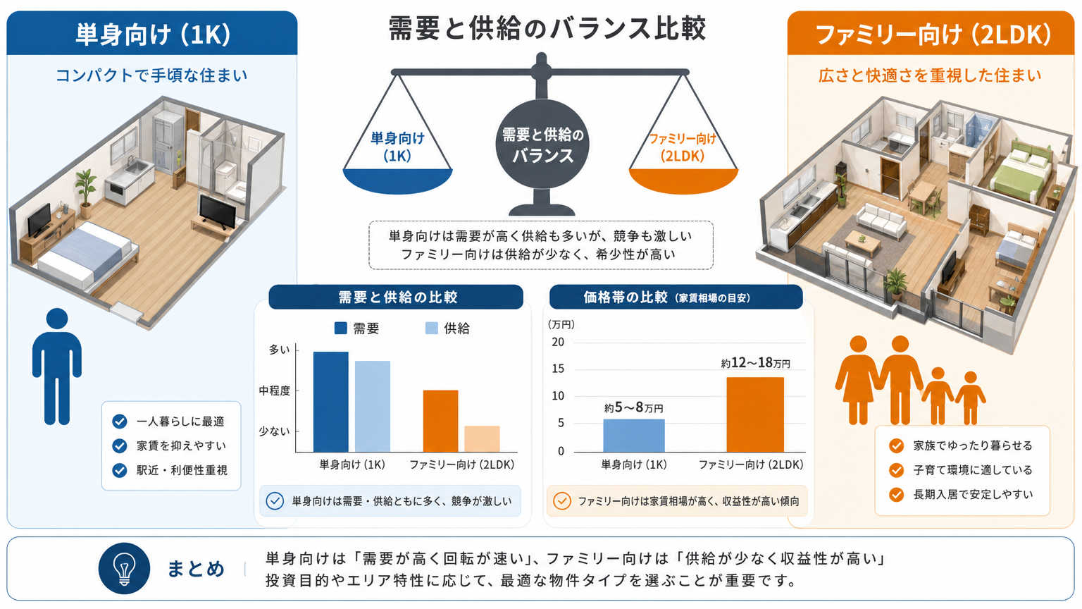 【間取り別】京都の家賃相場の傾向